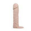Péniszhosszabbító köpeny heregyűrűvel 15,7 cm - Pretty Love Penis Sleeve 6,2"