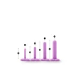 Lila szilikon dilátor szett Wellness dilator kit purple