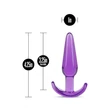 Keskeny, zselés anál plug B yours slim anal plug purple
