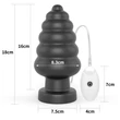 Távirányítós vibrátoros anál plug 7 king sized cracker 18 cm