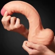 Kétrétegű realisztikus dildó 28 cm Dual Layer Platinum Silicone Cock