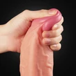 Nagy méretű kétrétegű szilikon dildó 25,5 cm - 10" Dual Layer Platinum Silicone Cock