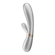 Applikációval is vezérelhető, melegíthető vibrátor Hot Lover Silver/Champagne