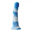 Tapadókorongos dildó Colours yum yum 8 - blue