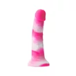 Színes realisztikus dildó 20 cm Colours - Pleasures - Yum Yum 8" Dildo - Pink