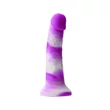 Szilikon dildó 17,8 cm Colours - Pleasures - Yum Yum 7" Dildo - Purple