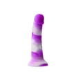 Színes realisztikus szilikon dildó Colours 15 cm - Pleasures - Yum Yum 6" Dildo - Purple