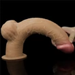 Realisztikus kétrétegű szilikon herés dildó markolattal 21,5 cm - 12.5'' Handle Cock
