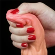 Kétrétegű, eres dildó 24 cm
