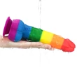 Szivárvány műpénisz 9'' prider dildo 23 cm