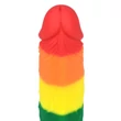 Szivárvány műpénisz 7'' prider dildo 18 cm