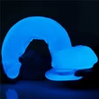 Világító tapadókorogos dildó 10" Lumino Play 25,5 cm