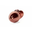 Fém anál plug nagy - X-men secret shine metal butt plug rose gold heart l