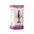 X-men fekete köves, fém anál plug kicsi -secret shade metal butt plug black s