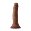 Realisztikus barna letapasztható vibrátor Colours Pleasures - 7" Vibrating - Brown  20,4 cm