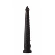 Hosszú anális izgató butt plug pvc black X-men 17.32