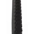 Fenékdugó butt plug silicone black X-men 12.6