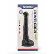 Nagy méretű ló dildó X-men David 12.4 cock fekete 31,5 cm