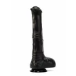 Nagy méretű ló dildó X-men David 12.4 cock fekete 31,5 cm