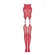Piros nyitott és áttetsző testharisnya Bodystocking N122 S/M/L