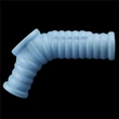Bordázott, vibrátoros pénisz- és heremandzsetta Vibrating Wave Knights Ring with Scrotum Sleeve