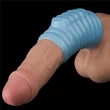 Vibráló péniszköpeny Vibrating wave knights ring
