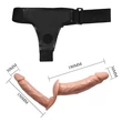 Felcsatolható dupla dildó Wearable Harness Strap on Double Ended Realistic Dildo
