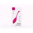 Applikációs vibrációs tojás Realov Serena Smart Mini Vibe Purple 18,5 cm