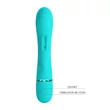 Tölthető, szilikon nyuszi vibrátor Pretty Love Scocco green 20 cm