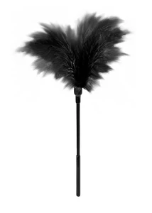 Fekete tollas csiklandozó pálca gp small tickler 32 cm