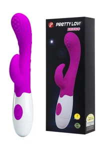 Vibrátor g-pont és csikló együttes izgatására 20 cm Bruno