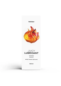 Melegítő hatású vízbázisú síkosító Juicy Lubricant, 300 ml (water) - Warm Wave