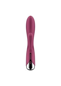 Forgófejes nyuszi vibrátor Spinning Rabbit 1 red