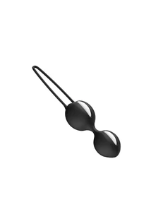 Hüvelygolyó szilikon fekete Smartballs duo - black
