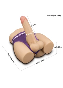 Férfi torzó dildóval Streetgirl's #14 with bendable dildo