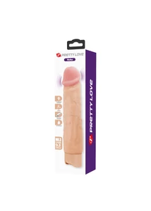 Realisztikus vibrátor Pretty Love Rufus Flesh 23 cm
