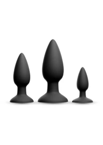 Análdugó készlet szilikon Renegade - triple strike kit - black