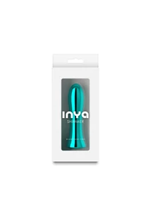Fém vibrátor türkiz Inya - shimmer - metallic aqua