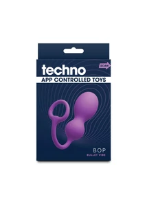 Applikációs vibrációs gésagolyó Techno - Bop - Violet