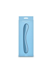 Vibrátor szilikon világoskék Obsessions - rhett - light blue