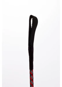Fenyítő pálca vörös Riding stick Leather stick with neon strip and nubuck leather