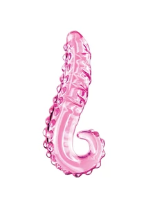 Szörnycsáp formájú rózsaszín üvegdildó No. 24 pink