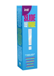 Vibrációs hatású, szeder ízű síkosító Slide and vibe!