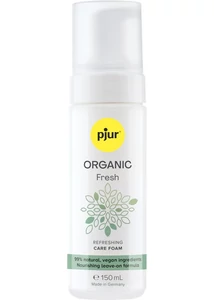 Bőrtisztító hab pjur ORGANIC Fresh - 150 ml