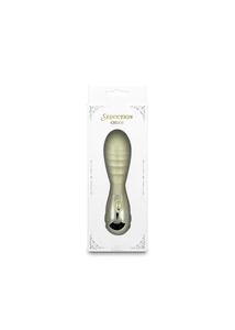 Szilikon újratölthető vibrátor Seduction - chloe - metallic cream 