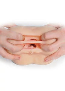 Realisztikus vagina és ánusz Fuck me silly to go - petite fantasy bubble butt mega stroker  light