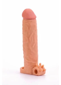 Vibrátoros péniszköpeny (+5cm)Pleasure X-Tender Vibrating Penis Sleeve #4