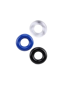 Rugalmas péniszgyűrű szett Donut Rings-Assorted 3 Pack