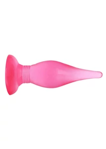 Rózsaszín zselés anál plug Butt plug pink