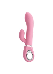 Forgófejű csiklókaros g-pont vibrátor Pretty Love Ternence Pink